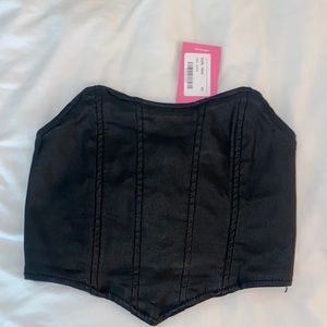 Edikted black corset top